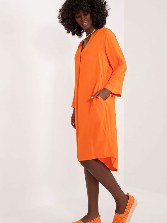 Sublevel Dress Orange