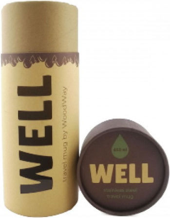 Well Well Flasche Thermosflasche Rostfreier Stahl 550ml Blue Ice Mehr Wasser trinken