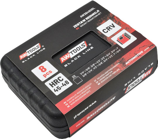 Awtools Impact Reduction Set 8pcs Crmo Black Line