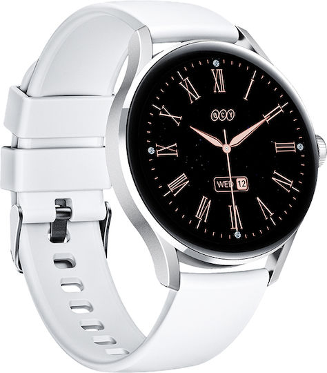QCY Elite S11 Smartwatch with Heart Rate Monitor (Gray - Small)