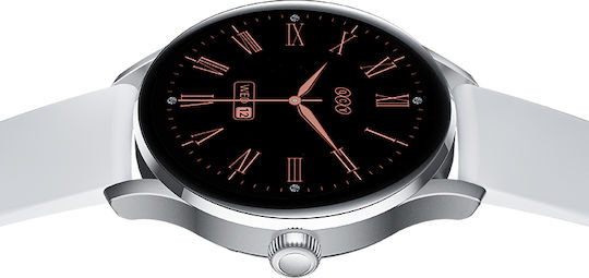 QCY Elite S11 Smartwatch with Heart Rate Monitor (Gray - Small)