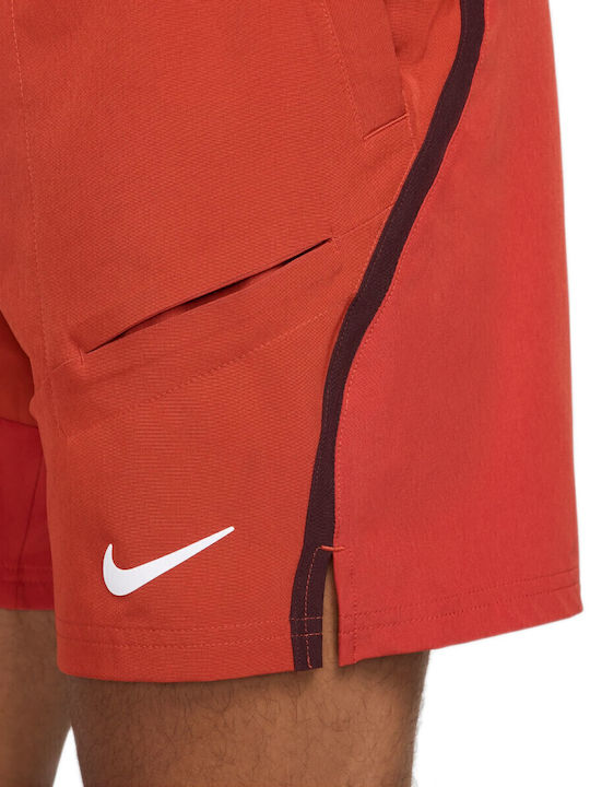 Nike Nikecourt Advantage FD5336-626 Ανδρικό Σορτς Κόκκινο / Κόκκινο