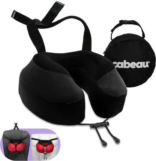 Cabeau Evolution S3 Travel Pillow Memory Foam with Carry Case Black