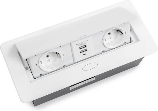 Spacetronik SPS-D24W V2 Pop-up Steckdose