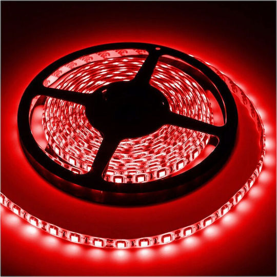 Bandă LED Roșie Lungime 5 M Putere 14.4w 1000 Lm Ip65