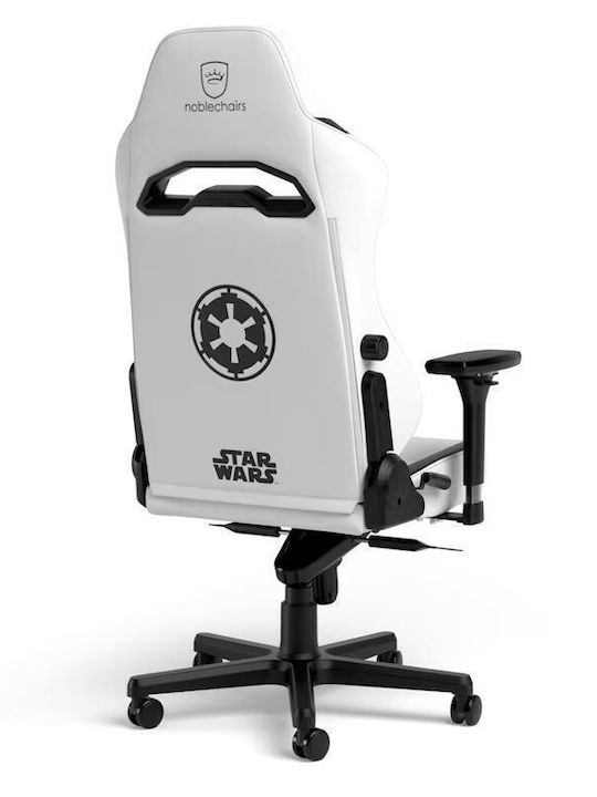 Noblechairs Hero ST Stormtrooper Edition Καρέκλα Gaming Δερματίνης με Ρυθμιζόμενα Μπράτσα Μαύρο / Λευκό