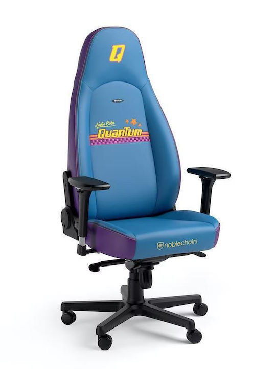 Noblechairs Nuka-Cola Quantum Edition Καρέκλα Gaming Δερματίνης με Ρυθμιζόμενα Μπράτσα Μπλε
