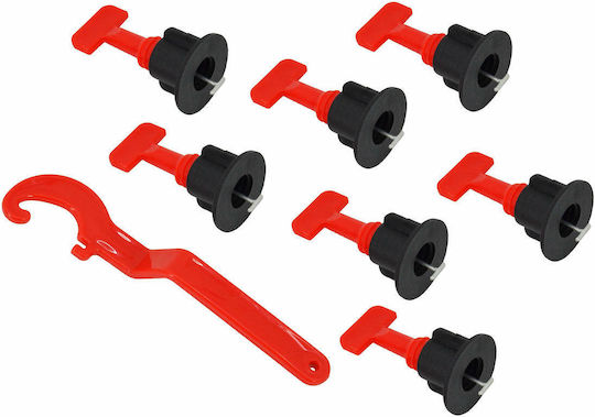 Awtools Fliesen-Nivelliersystem 50 Stück + Schlüssel