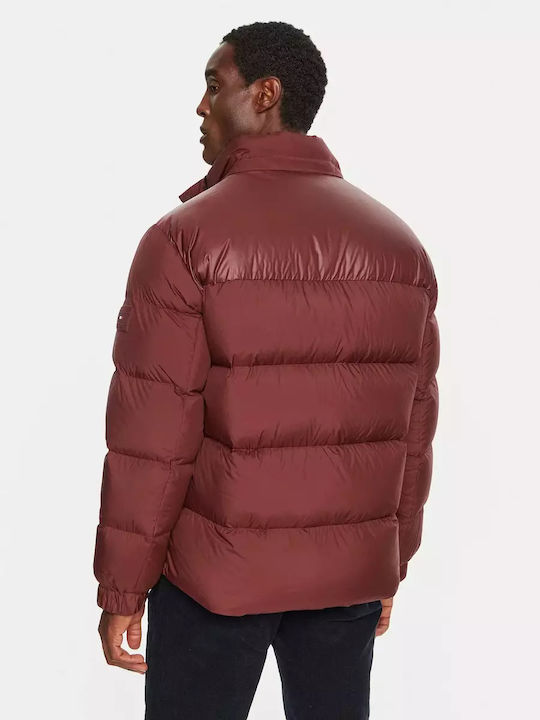 Jacke Puffer Burgundisch