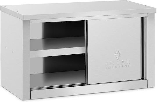 Gastronomischer Wandschrank Schiebetüren Stahl 120 Kg 90 X 40 X 50 Cm