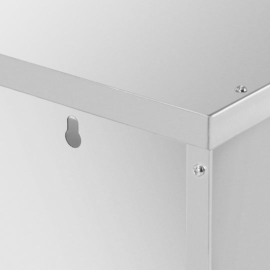 Gastronomischer Wandschrank Schiebetüren Stahl 120 Kg 90 X 40 X 50 Cm