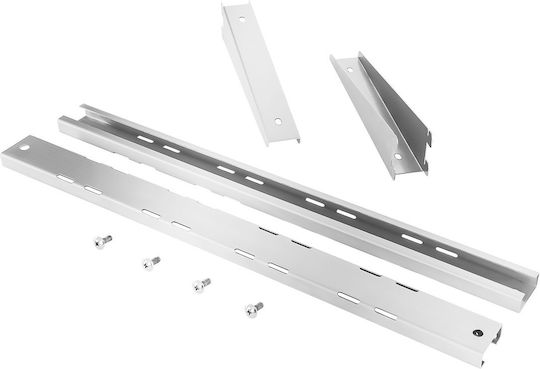 Double Wall-mounted Steel Shelf Adjustable Height 80cm