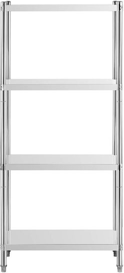 Metal Storage Shelf Gastronomy Up To 200 Kg 80 X 40 X 180 Cm