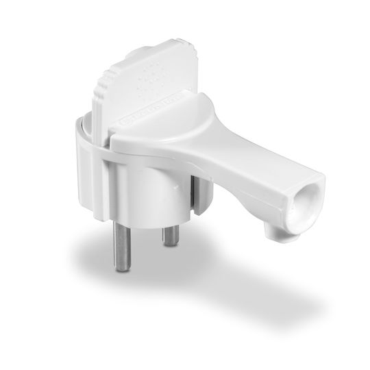 Awtools Flat Angle Plug 10pcs White Wt-16up
