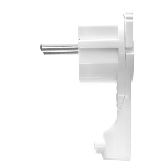 Awtools Flat Angle Plug 10pcs White Wt-16up