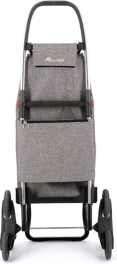 I-max Tweed Υφασμάτινο Καρότσι Λαϊκής Γκρι IMX387-1022