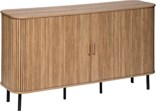 Sideboards & Buffets Colva Holzsideboard mit Spiegel Holzfarbe 140x40x80.5cm