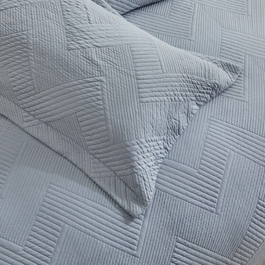 Liolios Home Diverso Kissenbezug-Set Grey 50x70cm.