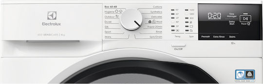 Electrolux Πλυντήριο Ρούχων 9kg 1400 Στροφών EW6F3494E