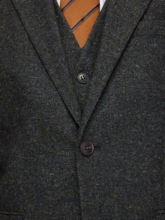 Herrenanzugsjacke Dark green