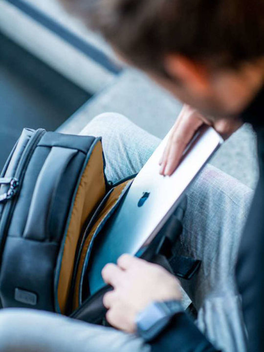 Hedgren Backpack Αδιάβροχο 17.6lt Μαύρο