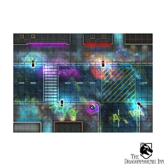 Giant Book Cyberpunk Battle Mats