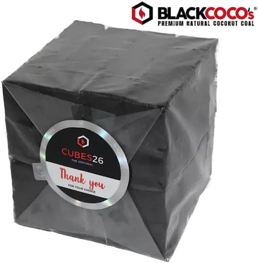 Blackcoco Shisha Καρβουνάκια Ναργιλέ 26mm 1kg Συσκευασία Ζελατίνα