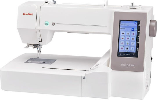 Janome Επαγγελματική Ραπτομηχανή Embroidery MC550E