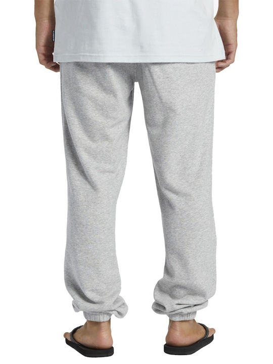 Quiksilver Men's Sweatpants with Rubber Light Grey Heather