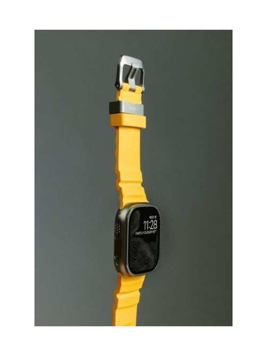 Nomad Rocky Point Каишка Жълт (Apple Watch 44/45/46mm/Ultra 49mm)