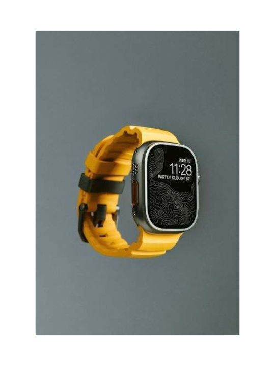 Nomad Rocky Point Каишка Жълт (Apple Watch 44/45/46mm/Ultra 49mm)