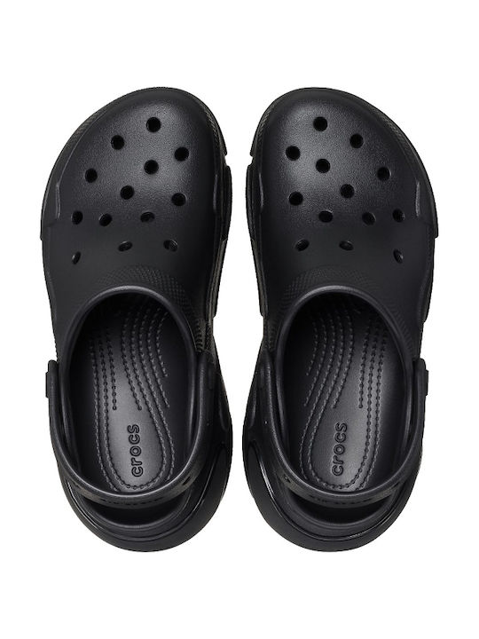 Crocs Bubble Crush Clogs Black