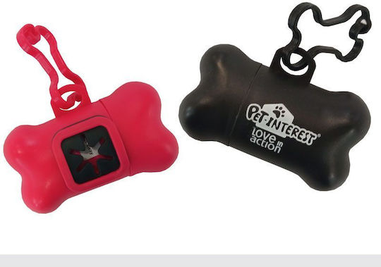 Pet Interest Tasche mit Hundekotbeuteln Rot