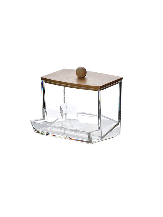 Mondex Mondex Badezimmerboxen und -körbe Baumwolle/Abstriche Etui Acryl Beigen