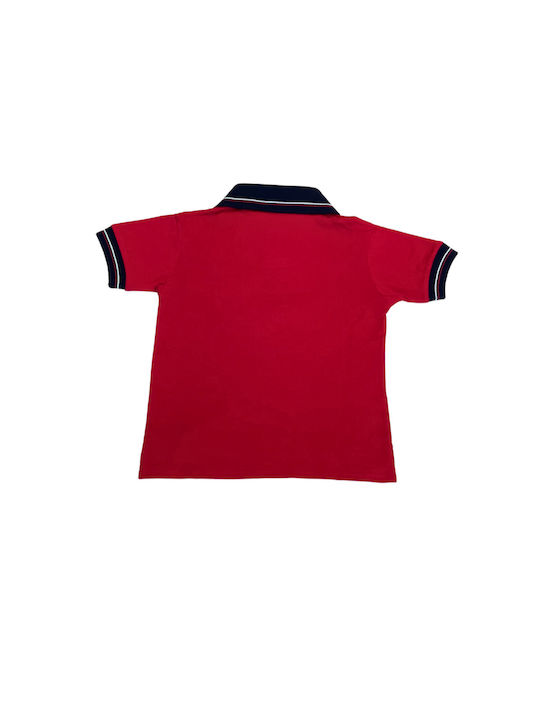 Joom Kids Polo Short Sleeve Red