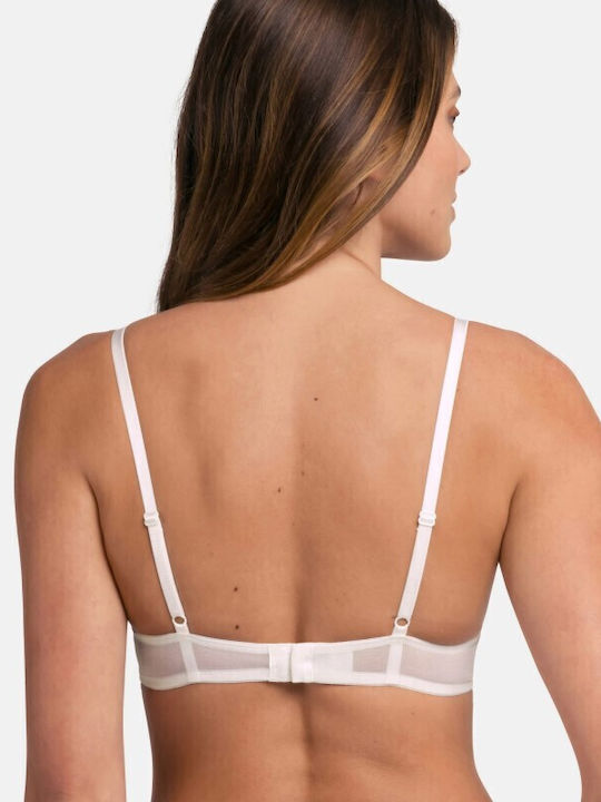 Black White Bras for Plunge & Underwire 2Pack
