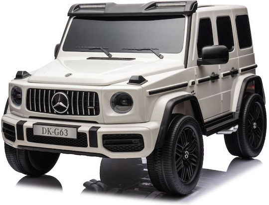 Mercedes G63 Διθέσιο με Τηλεκοντρόλ 24 Volt Λευκό