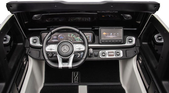 Mercedes G63 Διθέσιο με Τηλεκοντρόλ 24 Volt Λευκό