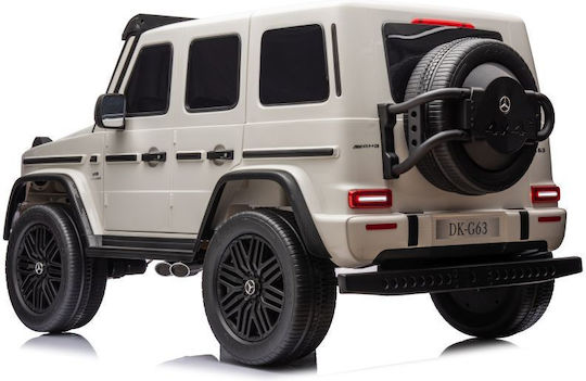 Mercedes G63 Διθέσιο με Τηλεκοντρόλ 24 Volt Λευκό