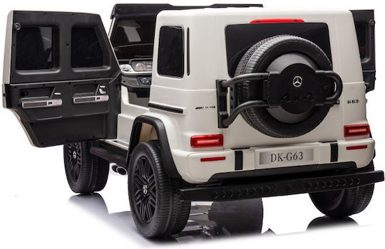 Mercedes G63 Διθέσιο με Τηλεκοντρόλ 24 Volt Λευκό