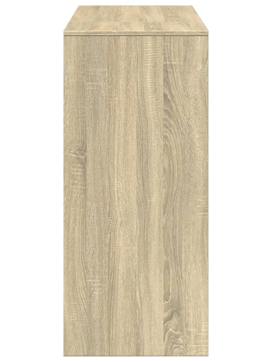 Τραπέζι Μπαρ Ξύλινο Καφέ 124x46x103.5εκ.