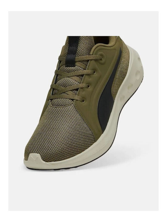 Puma Sport Shoes Running Black-olive