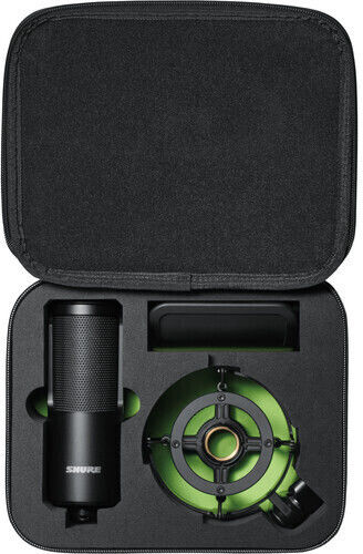 Shure SM4 Kit Wireless Condenser Microphone Tabletop for Vocals Includes shockmount, detachable magnetic pop filter, and a zipper carrying case