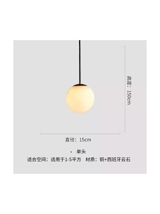 Modern Pendant Light Efficient Illumination Sleek Design 1 Head Warm White