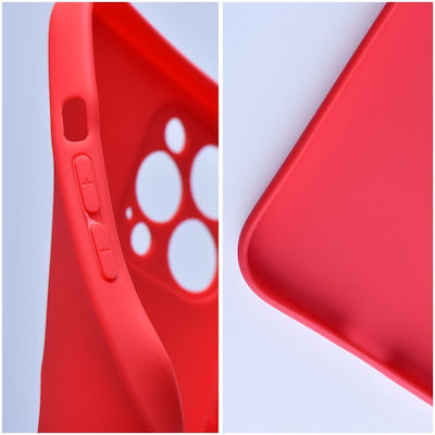 Iphone Back Cover Silicone Red (iPhone 16 Pro)