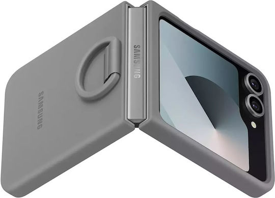 Samsung Back Cover Silicone Gray (Samsung Flip 6)