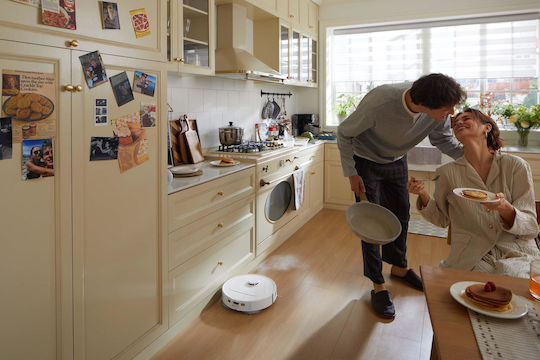 Roborock Q Revo S Robot Vacuum for Vacuuming & Mopping with Mapping and Wi-Fi White