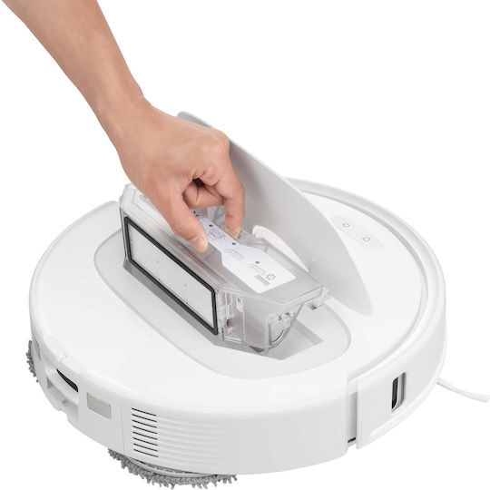Roborock Q Revo S Robot Vacuum for Vacuuming & Mopping with Mapping and Wi-Fi White