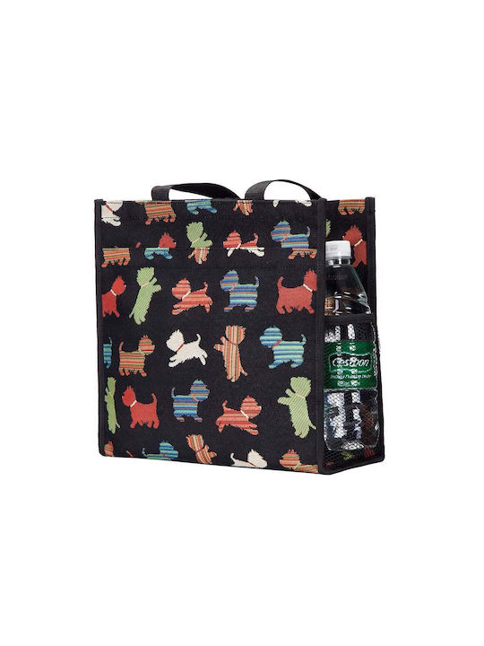 Signare Shopper Bag – Playful Puppy