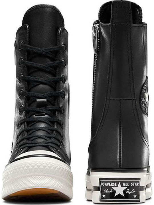 Chuck 70 Plus Xhi Flatforms Boots Black / Egret